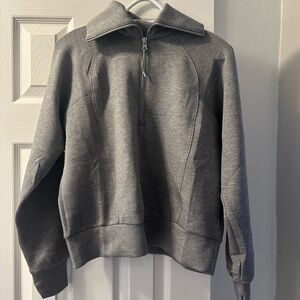 SPANX Gray Air Essentials half zip S. NWT. Cheaper than Cyber Monday!